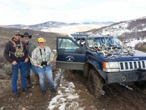 Looking for sheds, Wilderness Tracks Outfitters