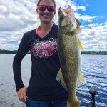 LADY WITH WALLEYE