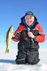 Various Media Experience Late Ice Walleyes on Lake of the Woods