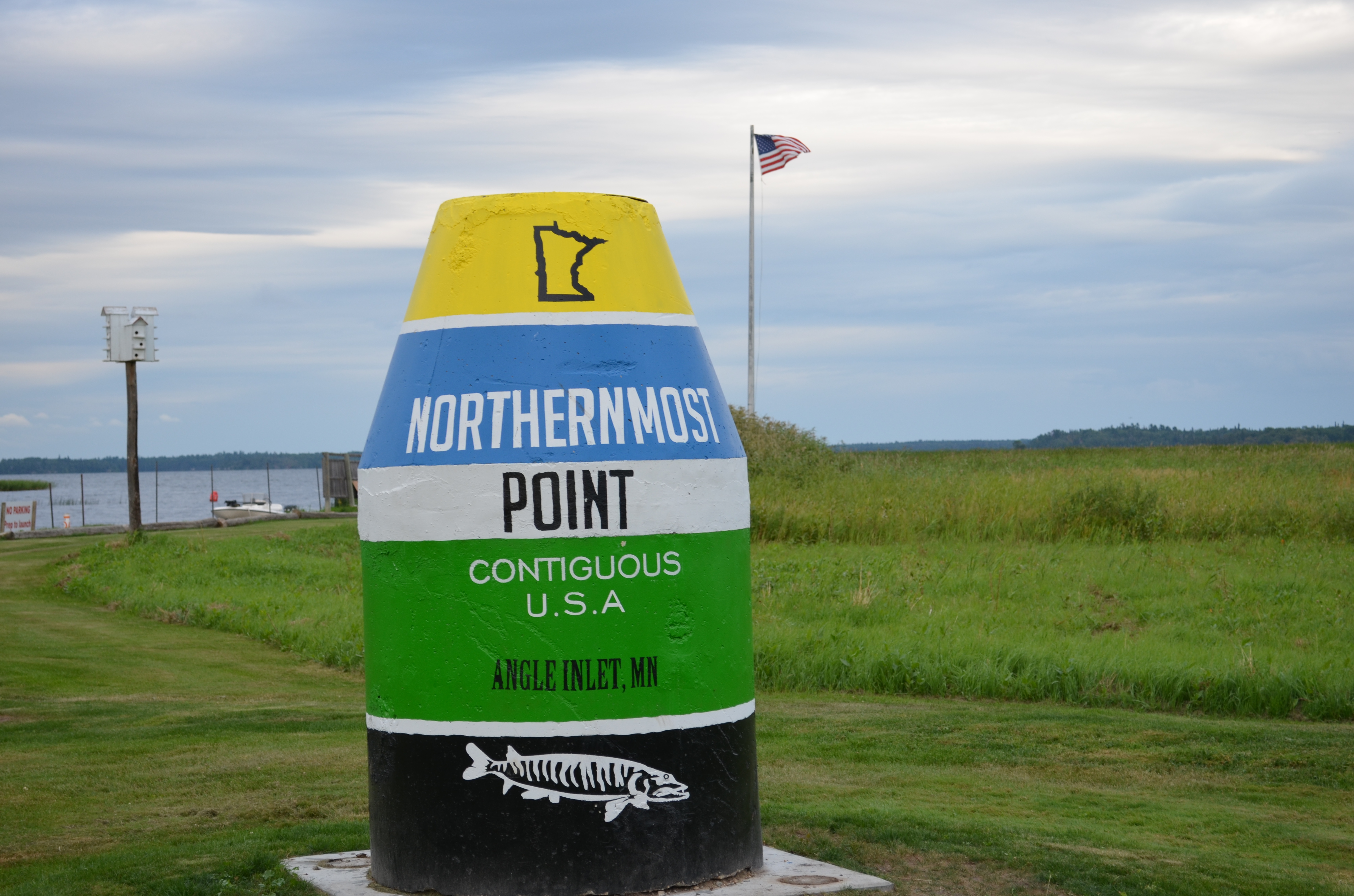 The Northernmost Point Marker At The Nw Angle Of Lake Of The Woods