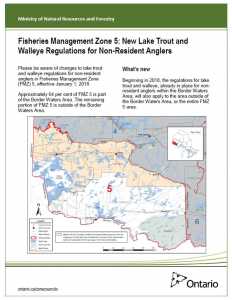 ontario zone 5 fishing reg changes 122017