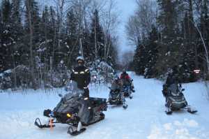Snowmobiling Lake of the Woods