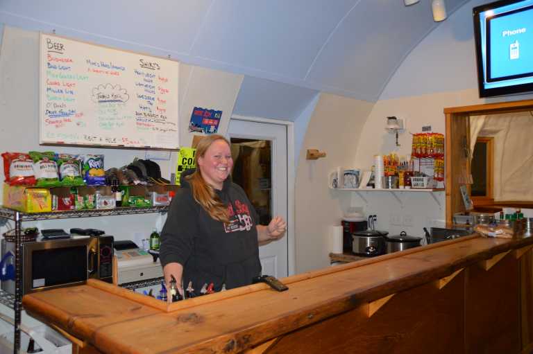 The Igloo Bar at Zippel Bay Resort on Lake of the Woods