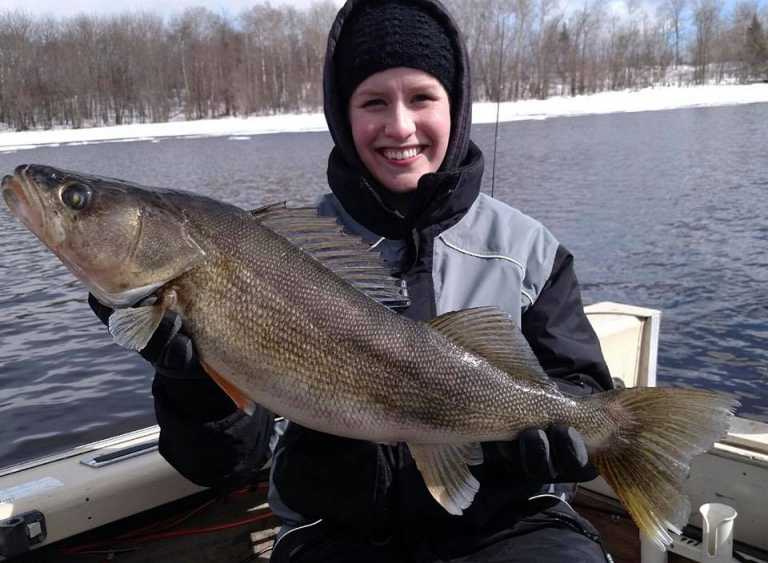 Spring fishing on the Rainy River produces big walleyes