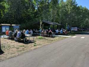 VFW lunch, Pay it Forward, Lake of the Woods