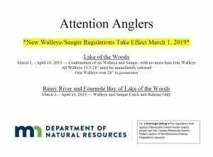 New March, 2019 fishing regulations