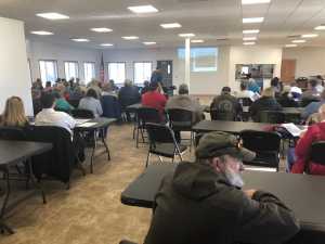 World Ploughing contest community meeting, Baudette, MN