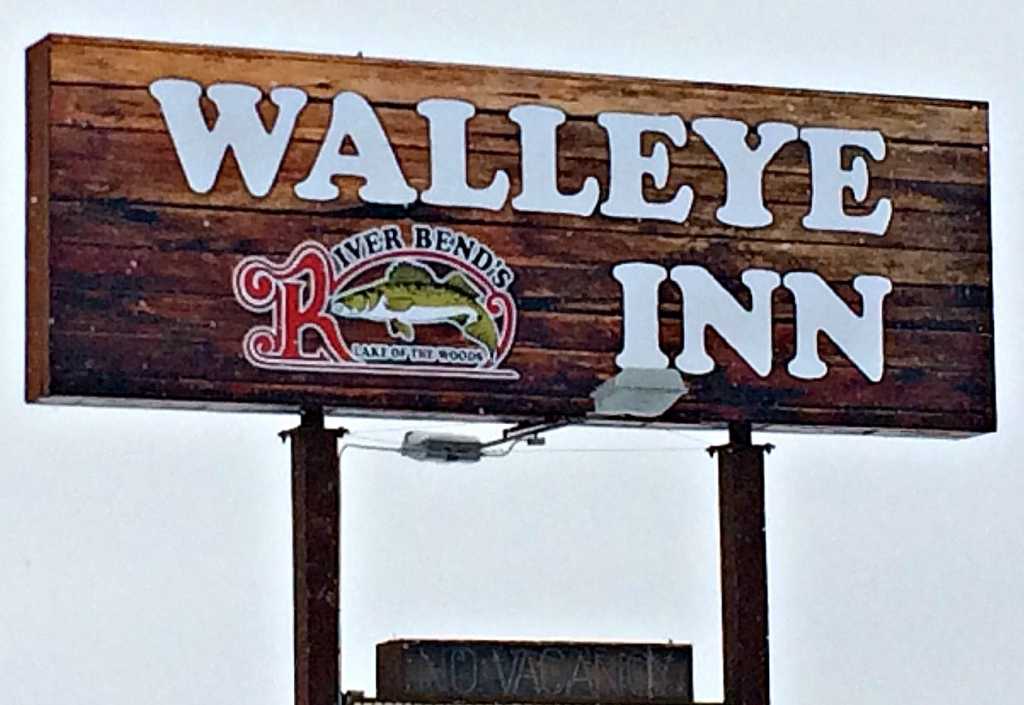 walleye inn new sign