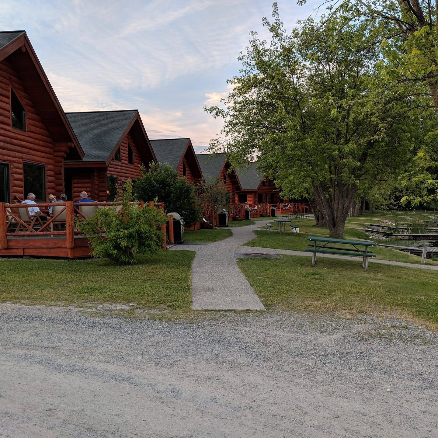 zippel bay cabins outside