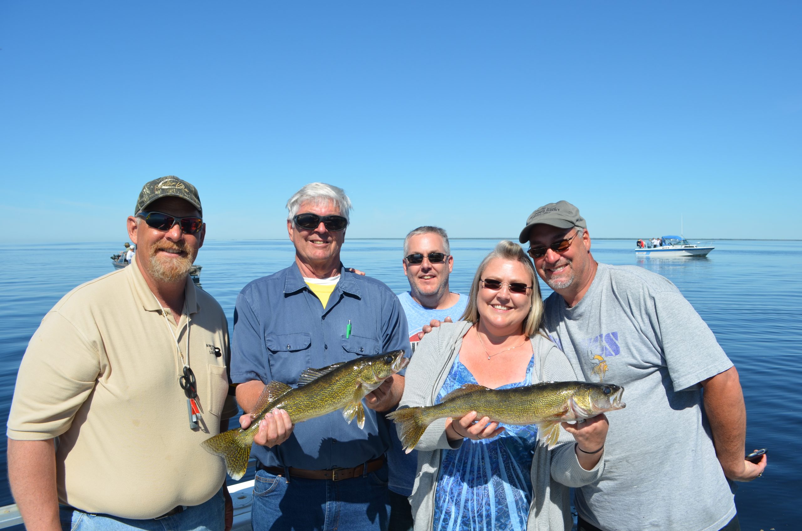 A special day fishing on a charter boat on Lake of the Woods