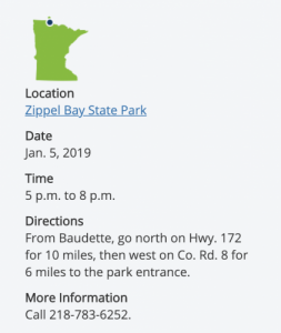 zippel bay state park hours