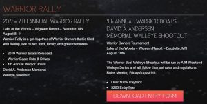 Warrior Rally, Lake of the Woods