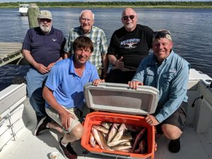 pay it forward veterans event 2019 cooler of walleyes