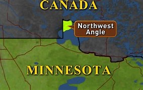 northwest angle map