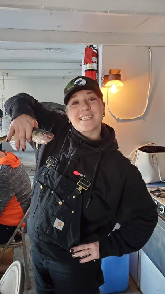 ice fishing for a novice at lake of the woods mn