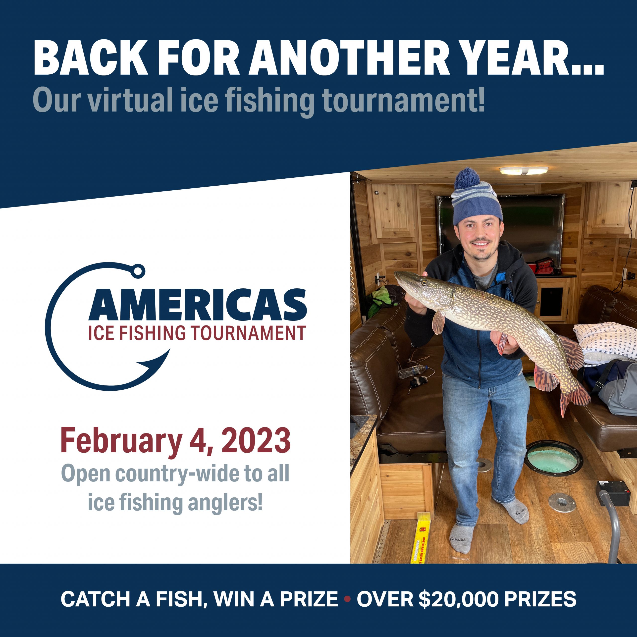 Win America's Ice Fishing Tournament from Lake of the Woods - Lake