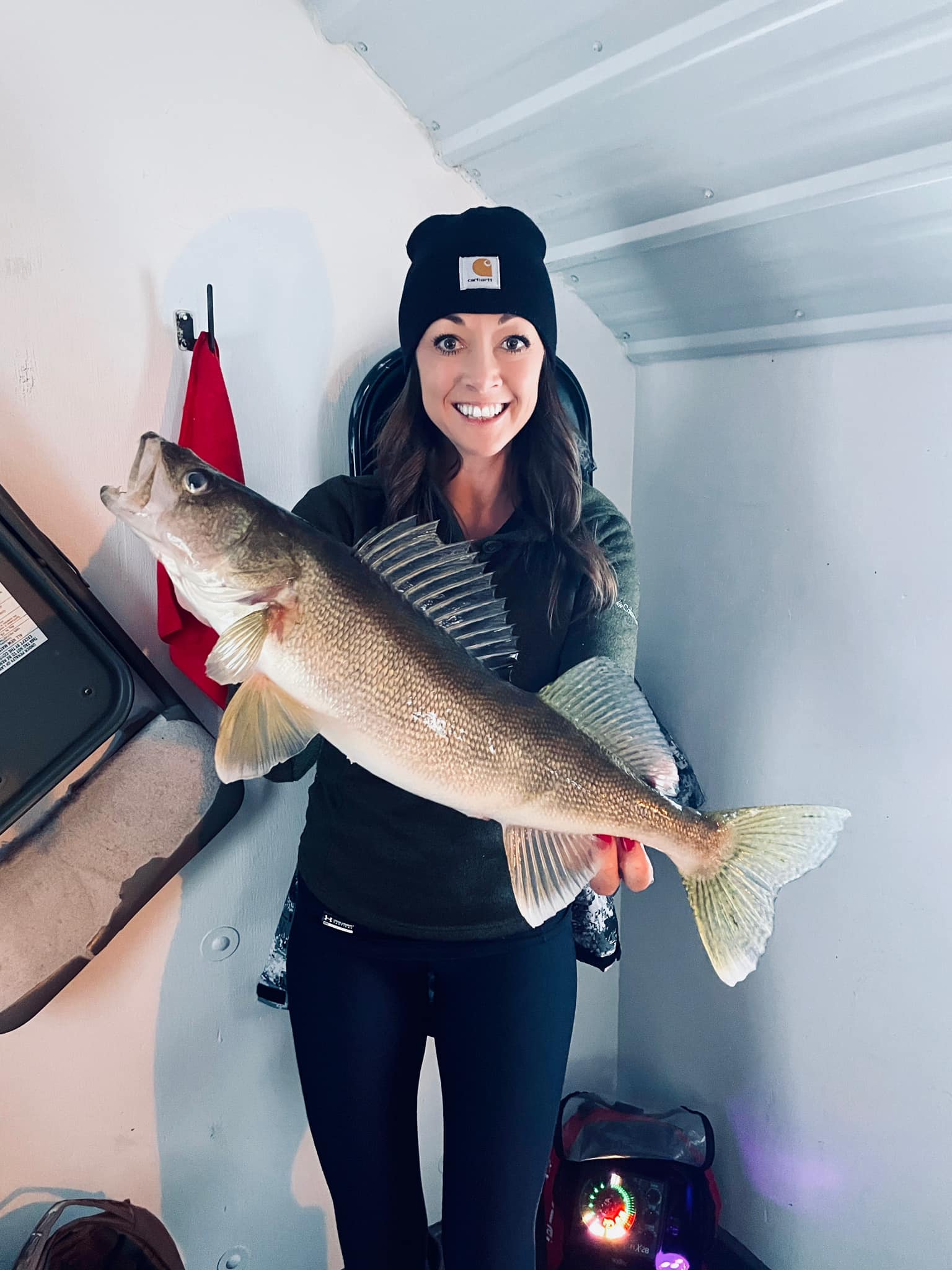 Ladies Enjoy Open Water and Ice Fishing at Lake of the Woods