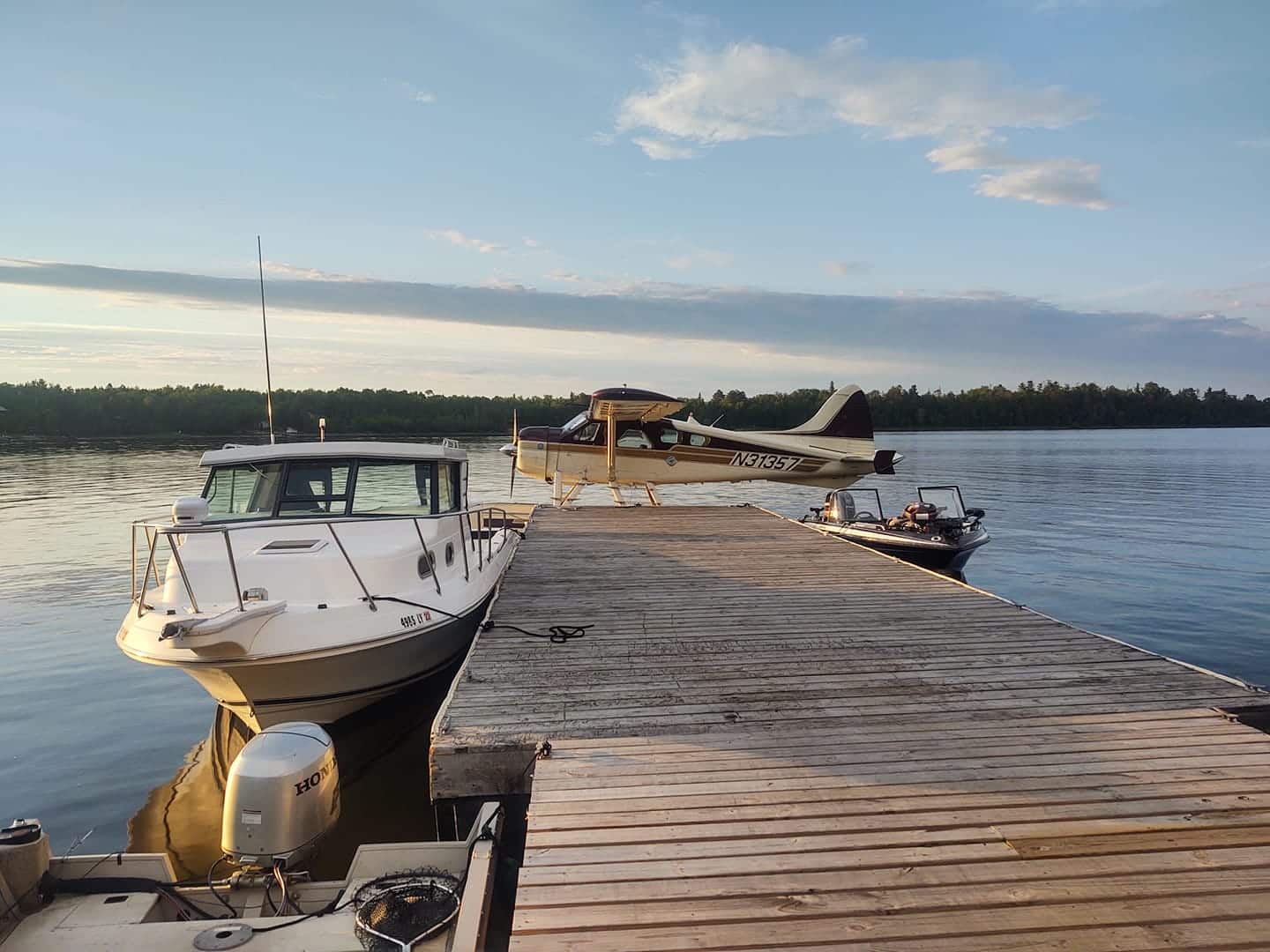Lake of the Woods, MN Fishing air plane