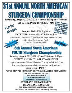 2022 Sturgeon Tournament, Birchdale, MN