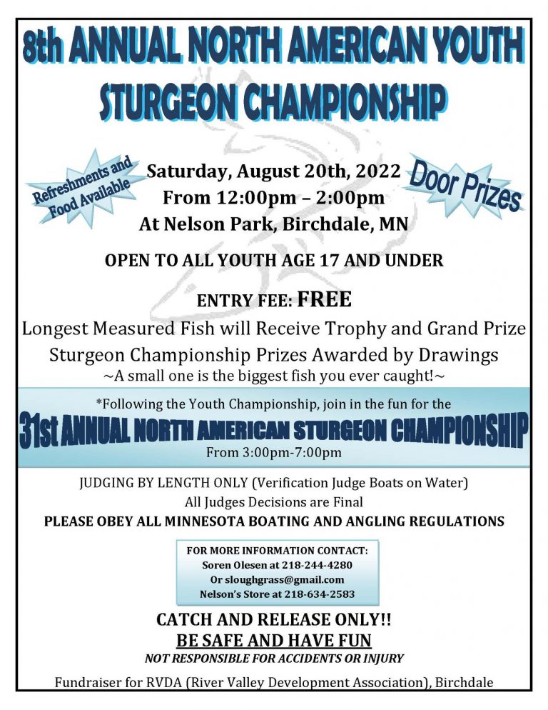 31st Annual North American Sturgeon Championship... Open to the Public