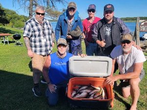 2022 Pay It Forward, cooler of walleyes, Lake of the Woods