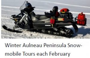 lighthouse tours snowmobile