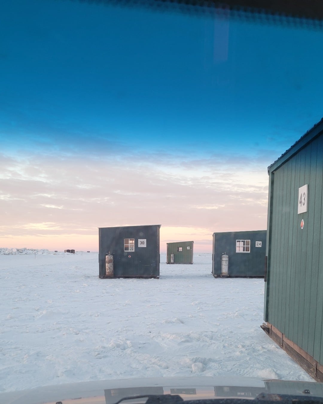 Ice Fishing Lake of the Woods MN