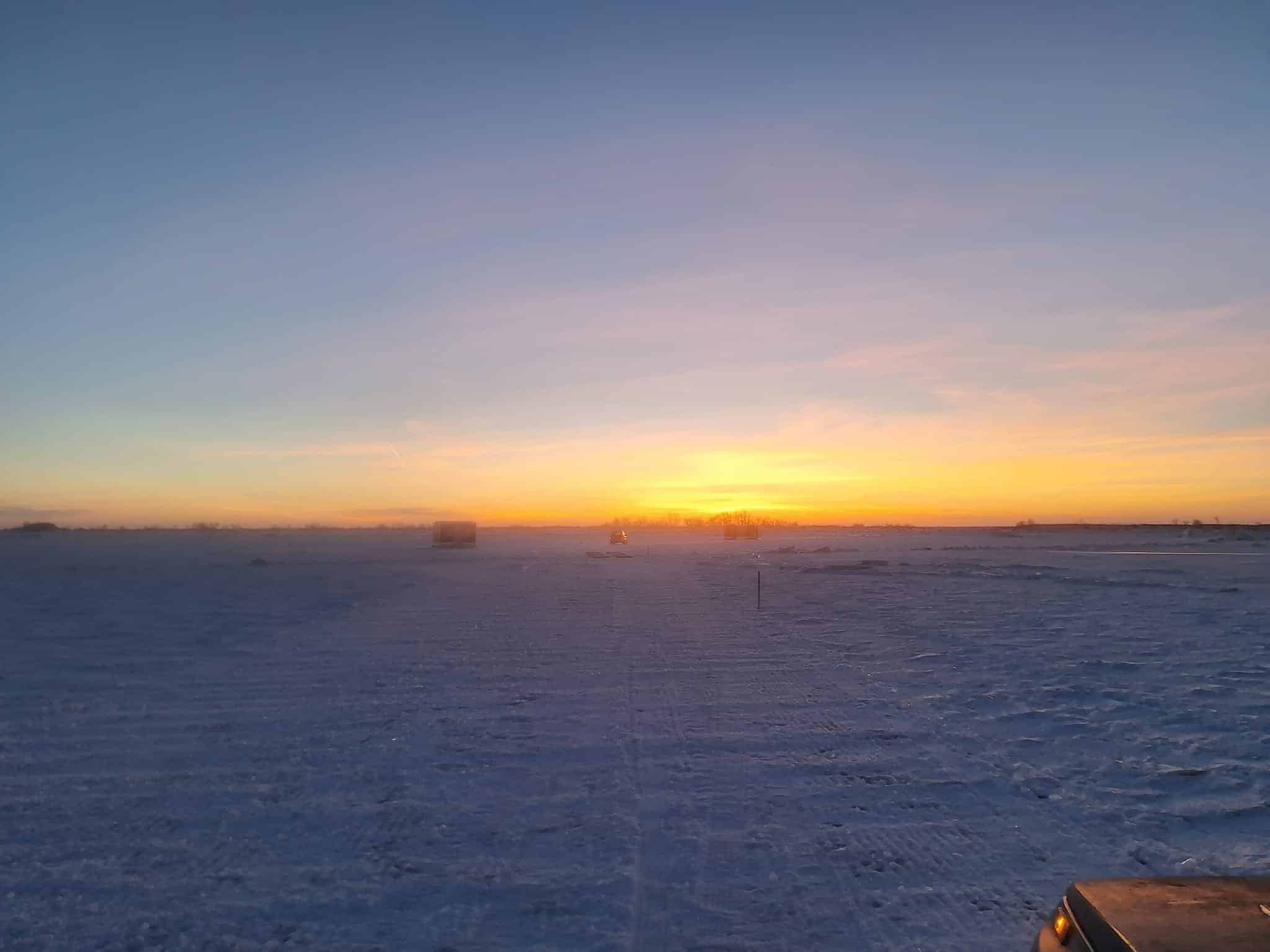 Ice Fishing Lake of the Woods MN