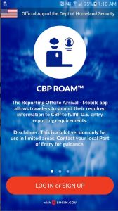CBP Roam App 2024
