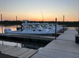 charter boats at dock passenger service