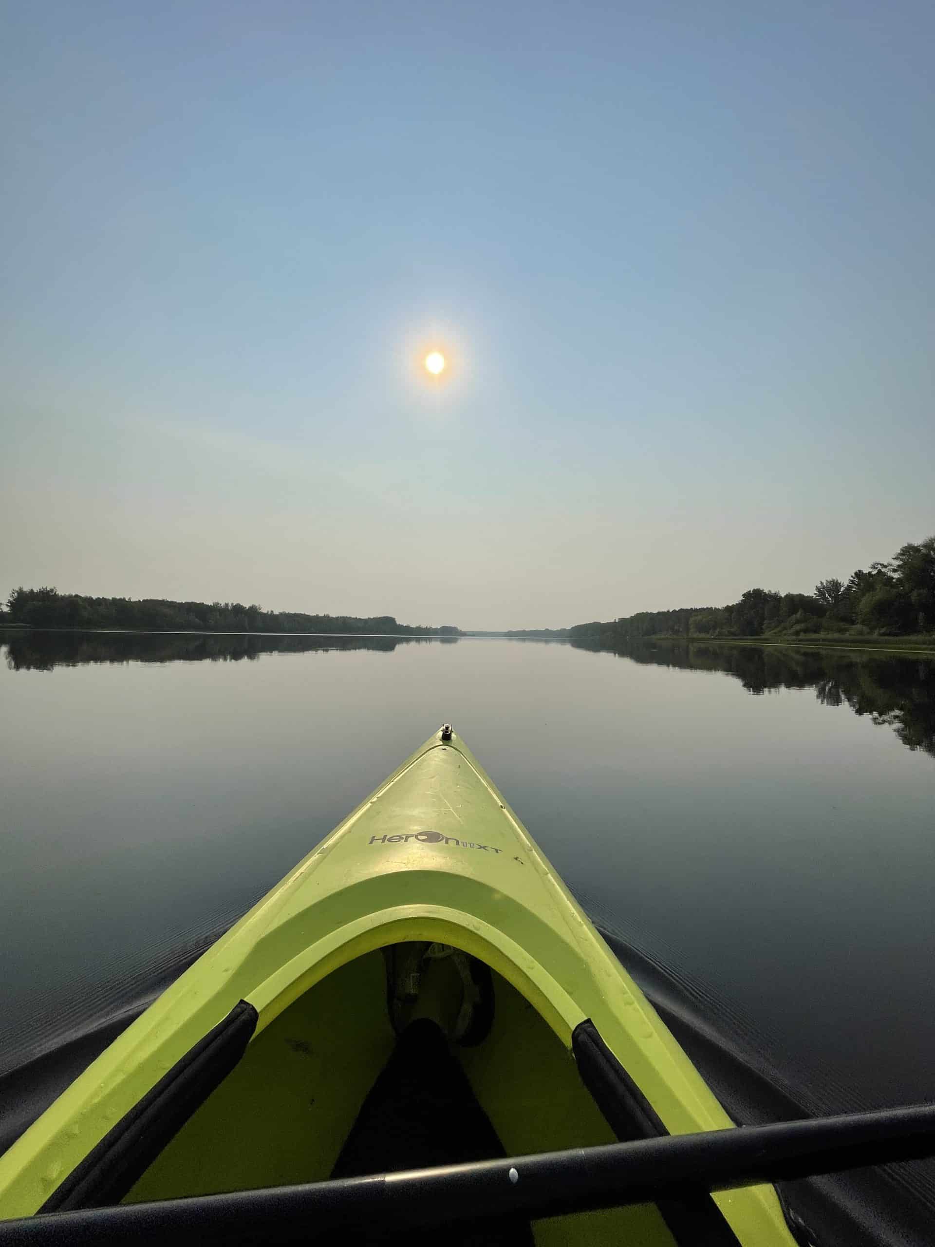Summer kayaking adventure, Lake of the Woods MN