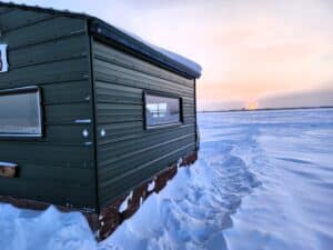 ice fishing