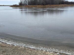 Bostic Bay thin ice Sweets Fishing 112424