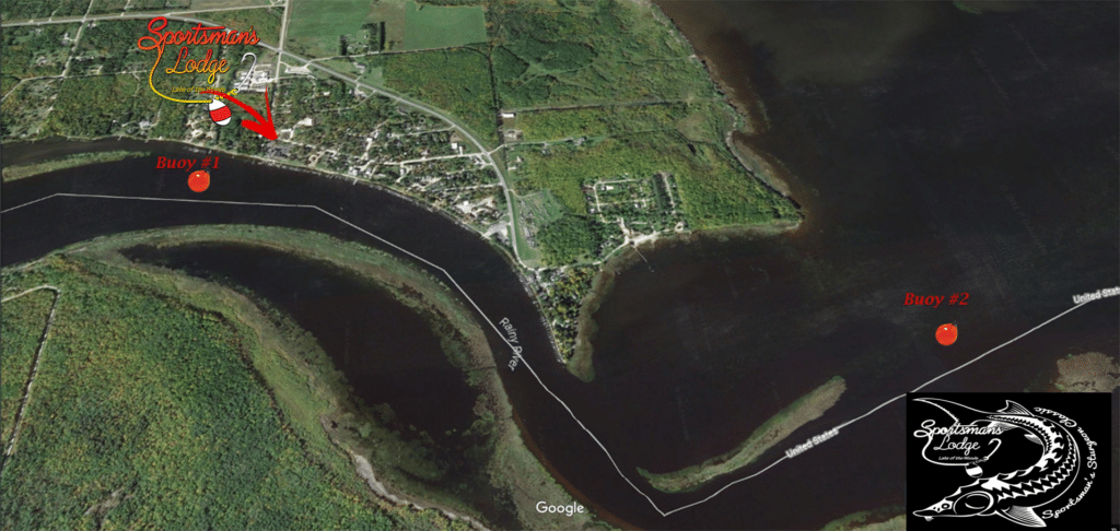 Sportsman's Lodge sturgeon tournament boundaries