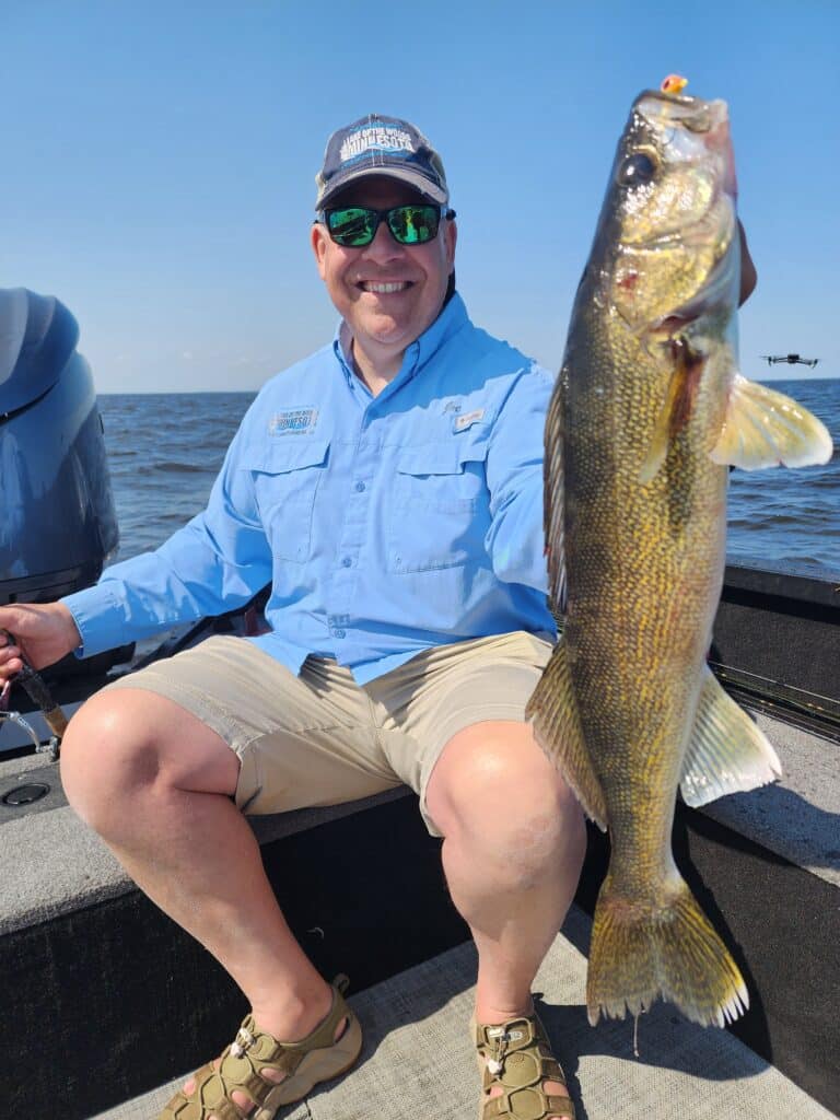 Lake of the Woods Tourism summer walleye fishing