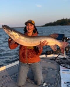fishing for Muskie at the Northwest Angle