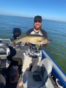 Big Fall Walleye on a private boat with a group called Walleyes Unlimited caught on the south shore of Lake of the Woods MN