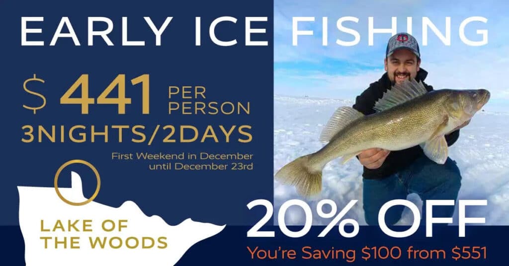 River Bend Resort, Lake of the Woods. Early ice 2025 Hot Deals