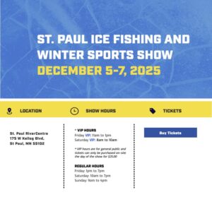 2025 St. Paul Ice Fishing Show, Lake of the Woods MN