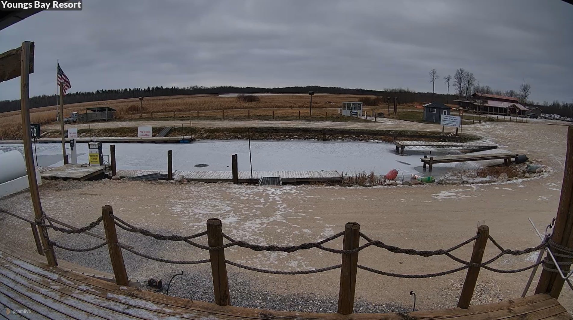 NW Angle Edge Riders Webcam at Young's Bay Resort_112725, Lake of the Woods MN