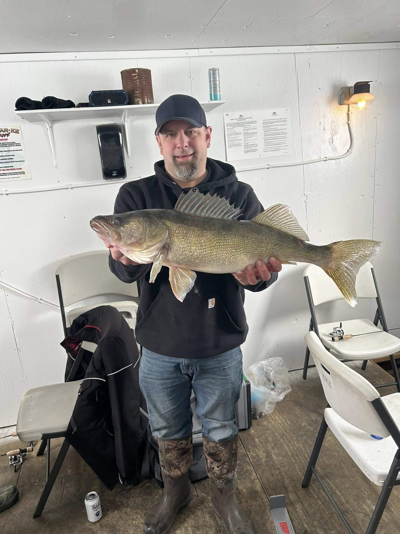 fishing report big walleye south shore lake of the woods ice fishing