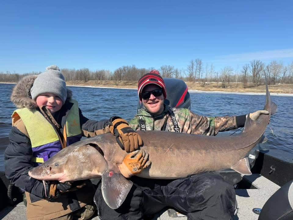 fishing report south shore lake of the woods sturgeon rainy river