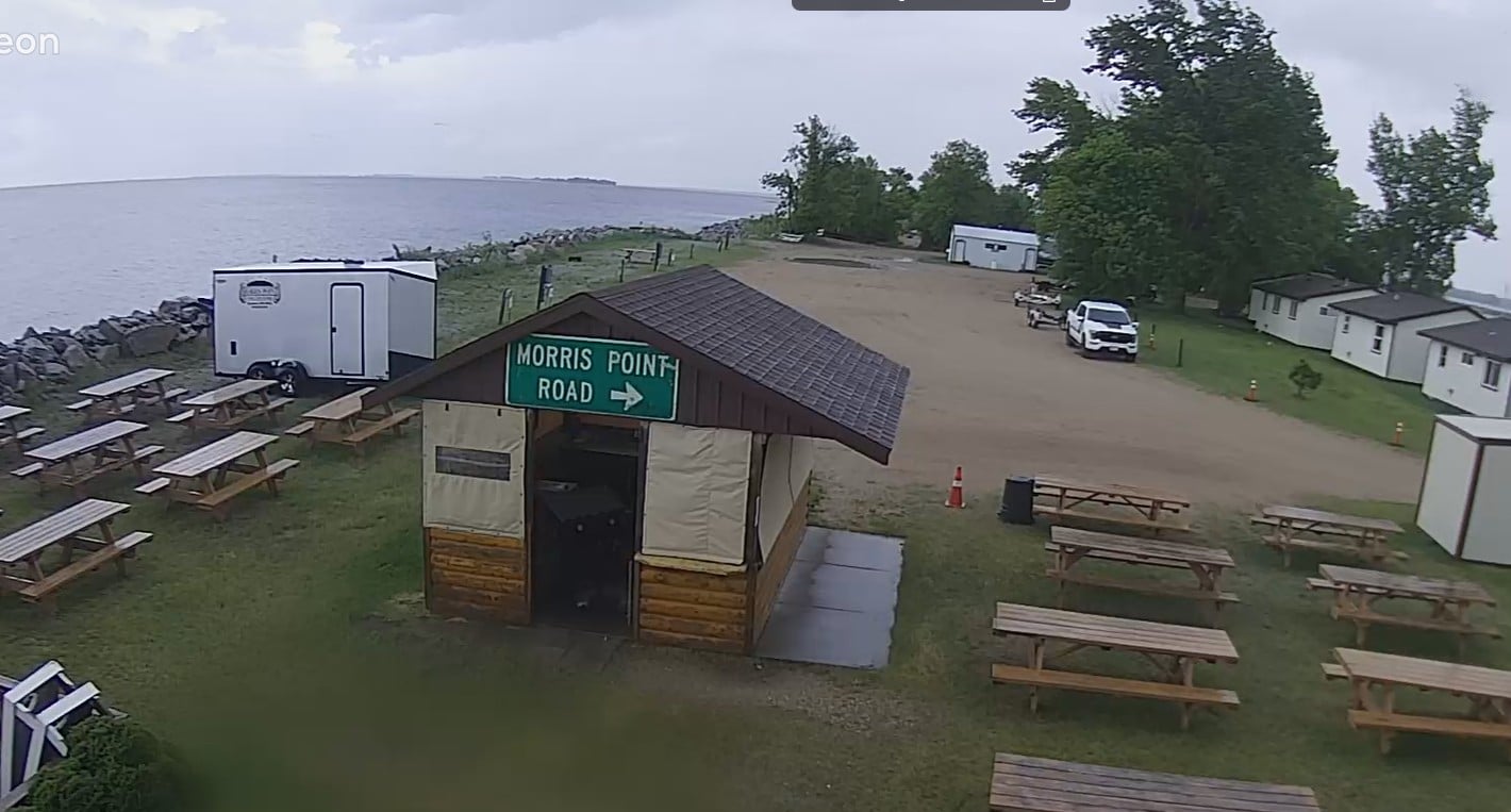 Morris Point Lake View Lodge webcam, Lake of the Woods
