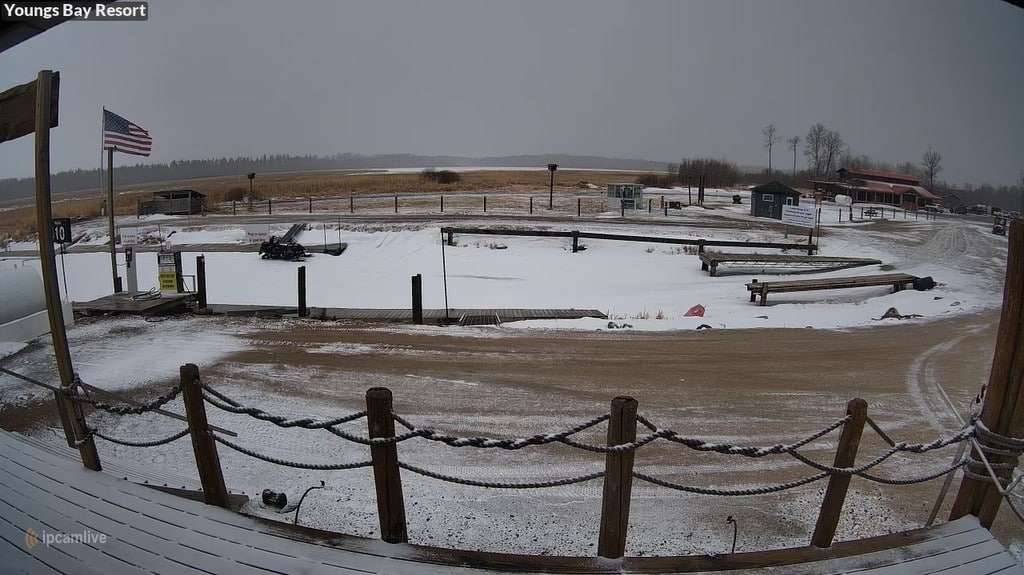 Young's Bay Resort webcam_040226 NW Angle, Lake of the Woods MN