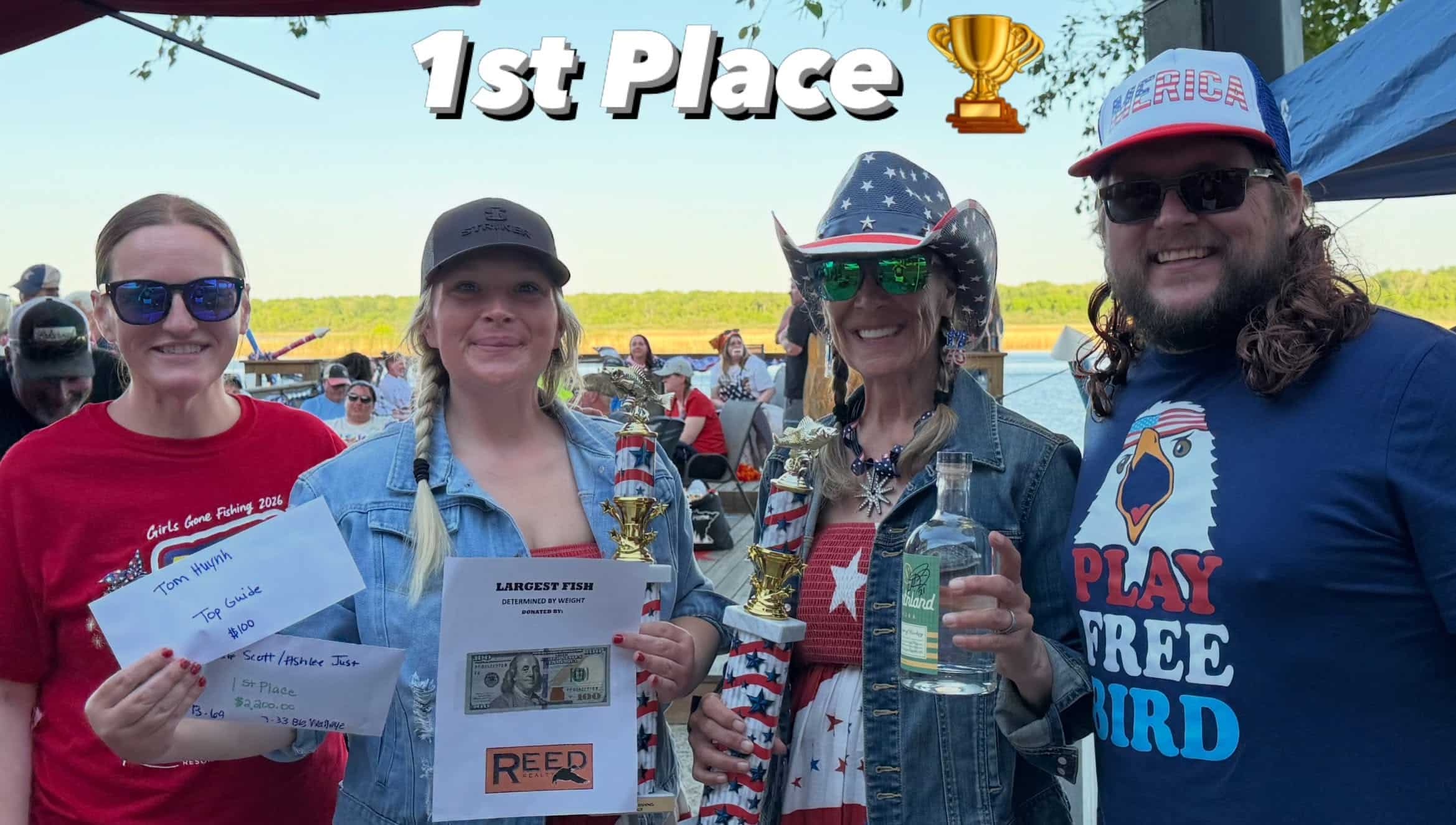 2026 Girls Gone Fishing 1st Place Winners, River Bend Resort, Lake of the Woods
