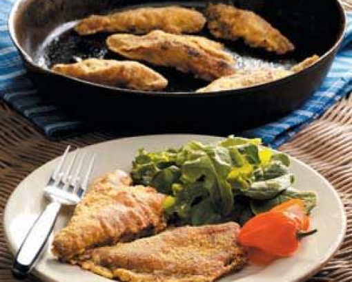 Oven-Fried Fish & Chips - Lake of the Woods