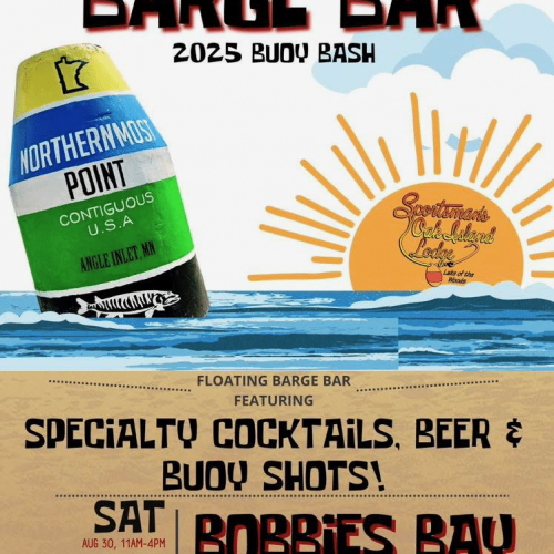 2025 Buoy Bash, Barge Bar at Sportsman's Oak Island, NW Angle, Lake of the Woods