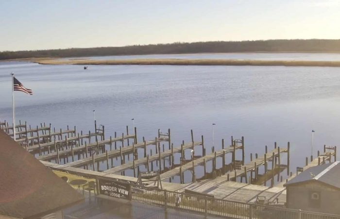 Late fall fishing on the Rainy River_Border View Lodge webcam_112425, Lake of the Woods MN